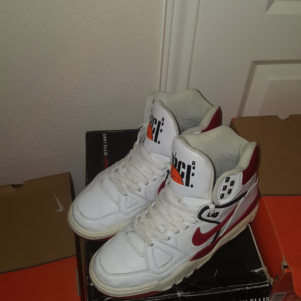 Nike Air Force 3 High white varsity red black